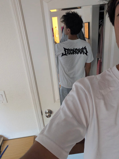 Crashcutz Signature Tee - White